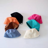 CANDY COLOR CHILDRENS SOLID COLOR BUCKET HAT_CWAH2861