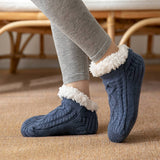 Warm Sleeping Carpet Socks Plush Indoor Slippers_Cwms0704