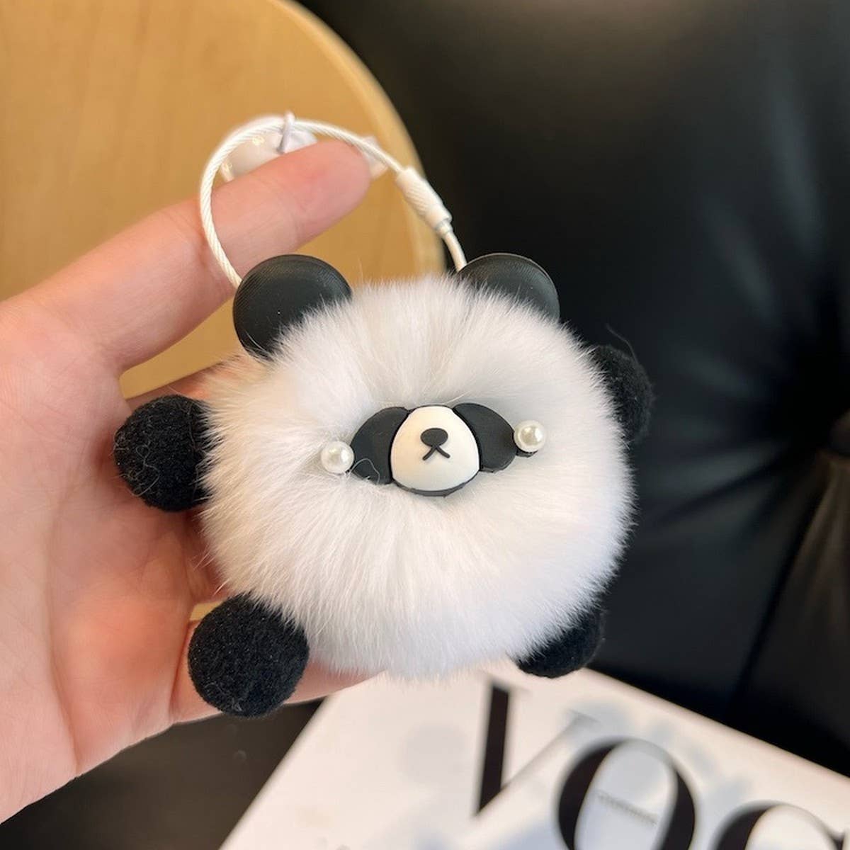 CUTE AND FUNNY RED PANDA CAR KEYCHAIN BAG PENDANT_CWMM2515