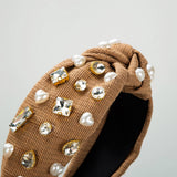 DIAMOND AND PEARL WIDE HEADBAND_CWAHA2137
