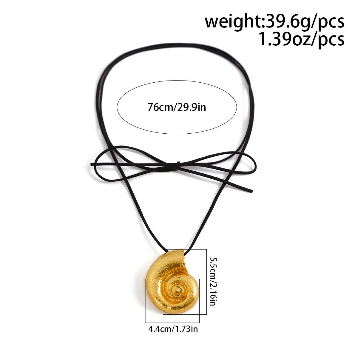 SWEET AND COOL BEACH METAL STARFISH NECKLACE_CWAJE1815