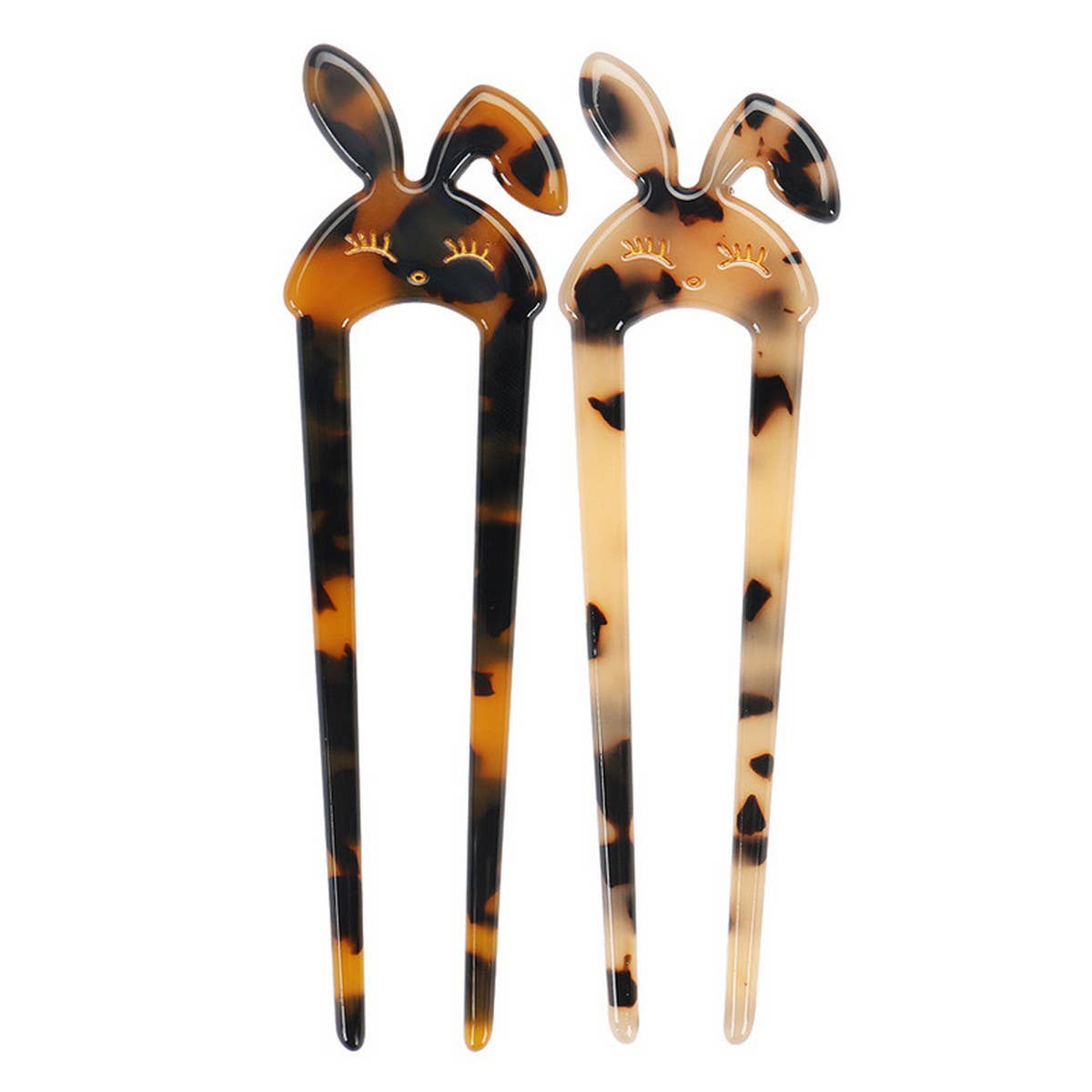 RABBIT HAIRPIN U SHAPED CUTE BUN HAIRPIN_CWAHA4221