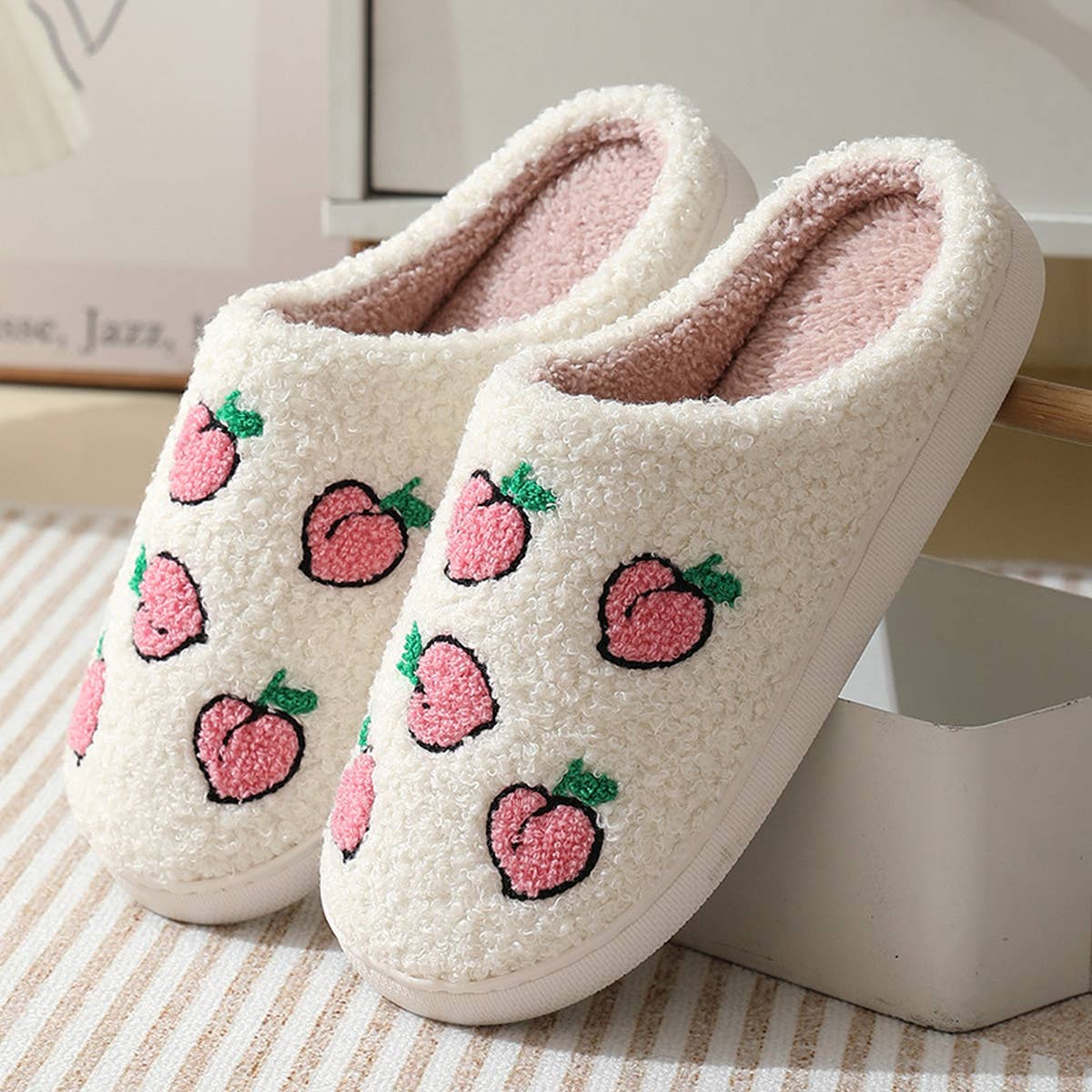 CUTE CARTOON FRUIT PREPPY SLIPPERS_CWSHS0256