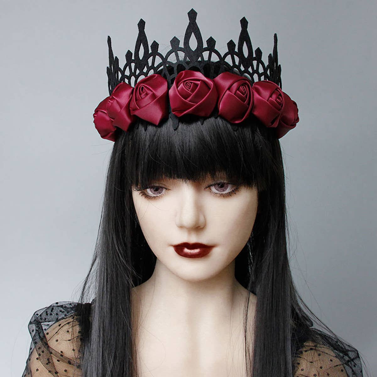 HALLOWEEN WITCH ROSE CROWN_CWMM0225