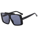 FLAT TOP STUDDED FRAME SUNGLASSES UNISEX_CWASG1178