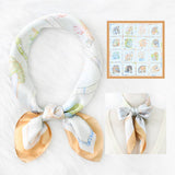 2024 NEW ALL MATCH CARTOON PRINTED SQUARE SCARF_CWASC1161