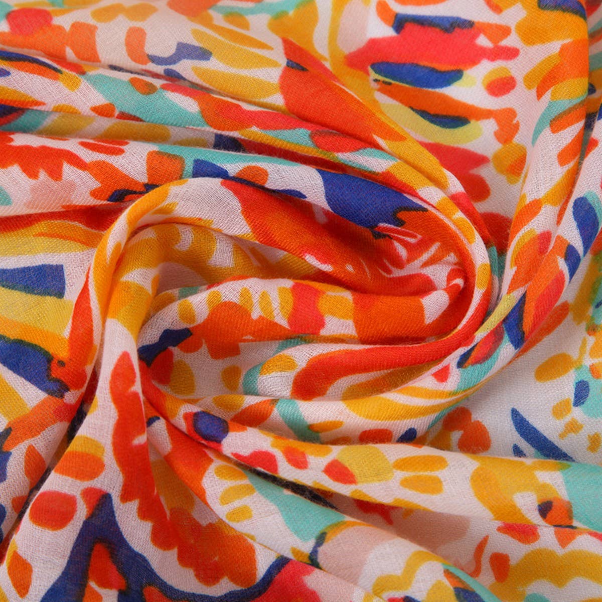Classic Print Color Block Scarf Shawl_Cwasc0678