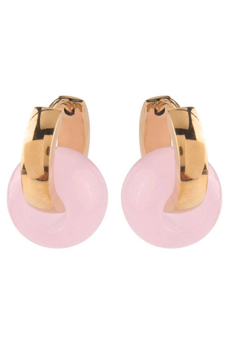 RETRO COLOR HOOP EARRINGS_CWAJE0477