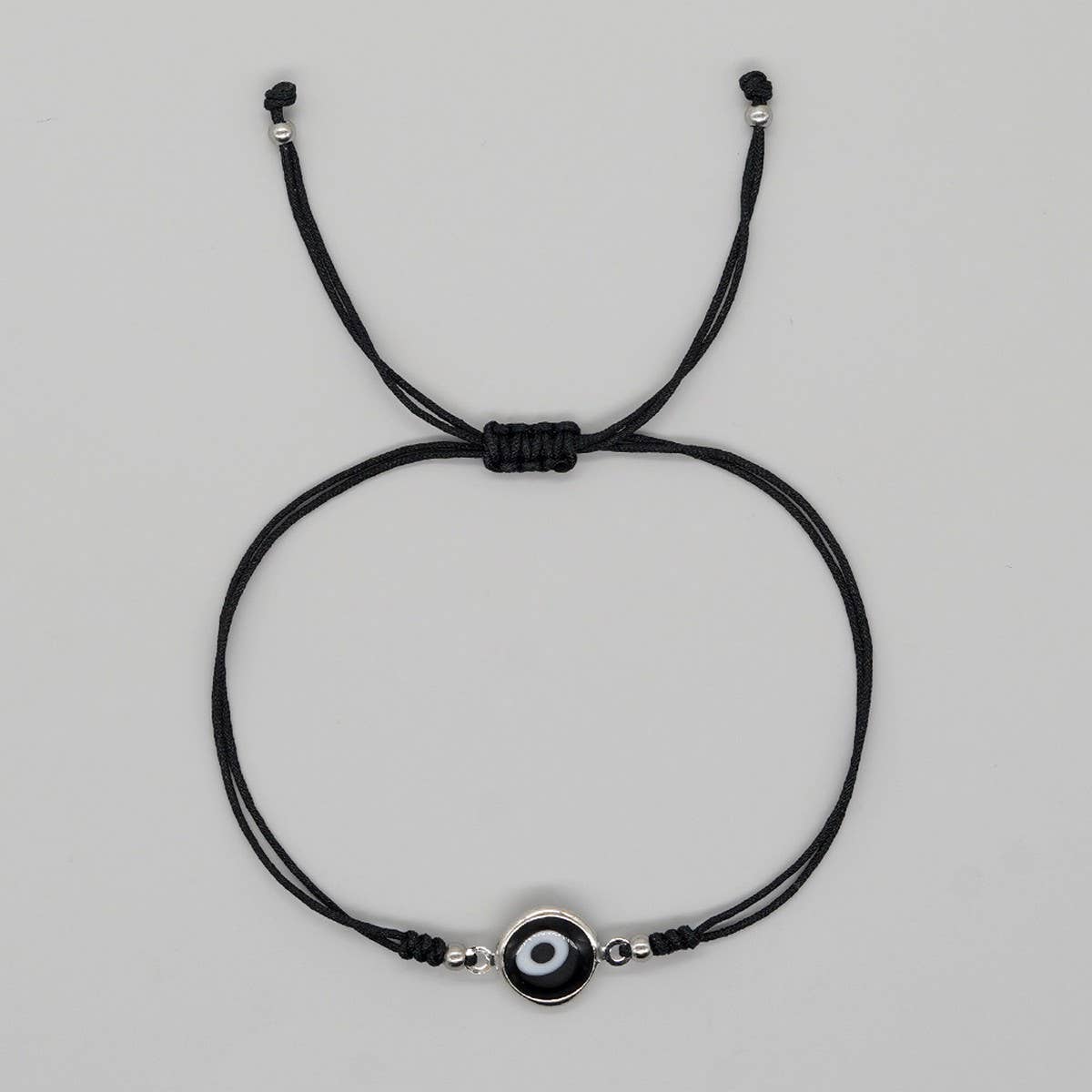 Bohemian Style Gold Bead Glass Eye Bracelet_Cwmm3869