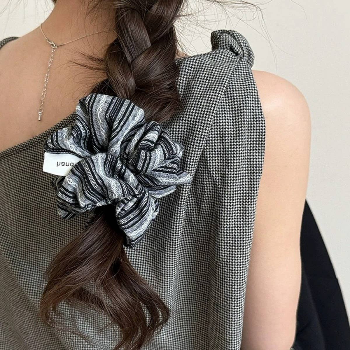 FRESH STRIPED COLON HAIR SCRUNCHIES_CWAHA2806