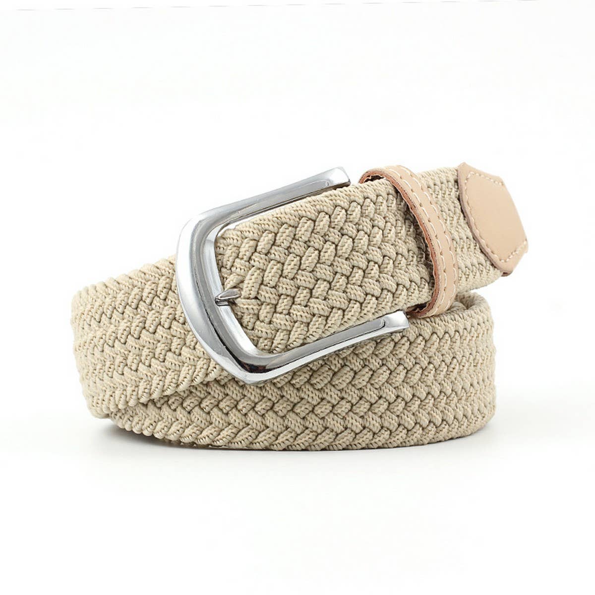 Trendy Elastic Braided Casual Elastic Belt_Cwabe0605