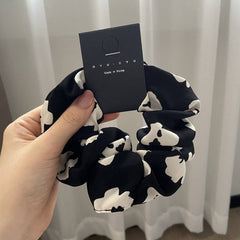 NEW LUXURY FASHION FLOWER HAIR SCRUNCHIES_CWAHA1734