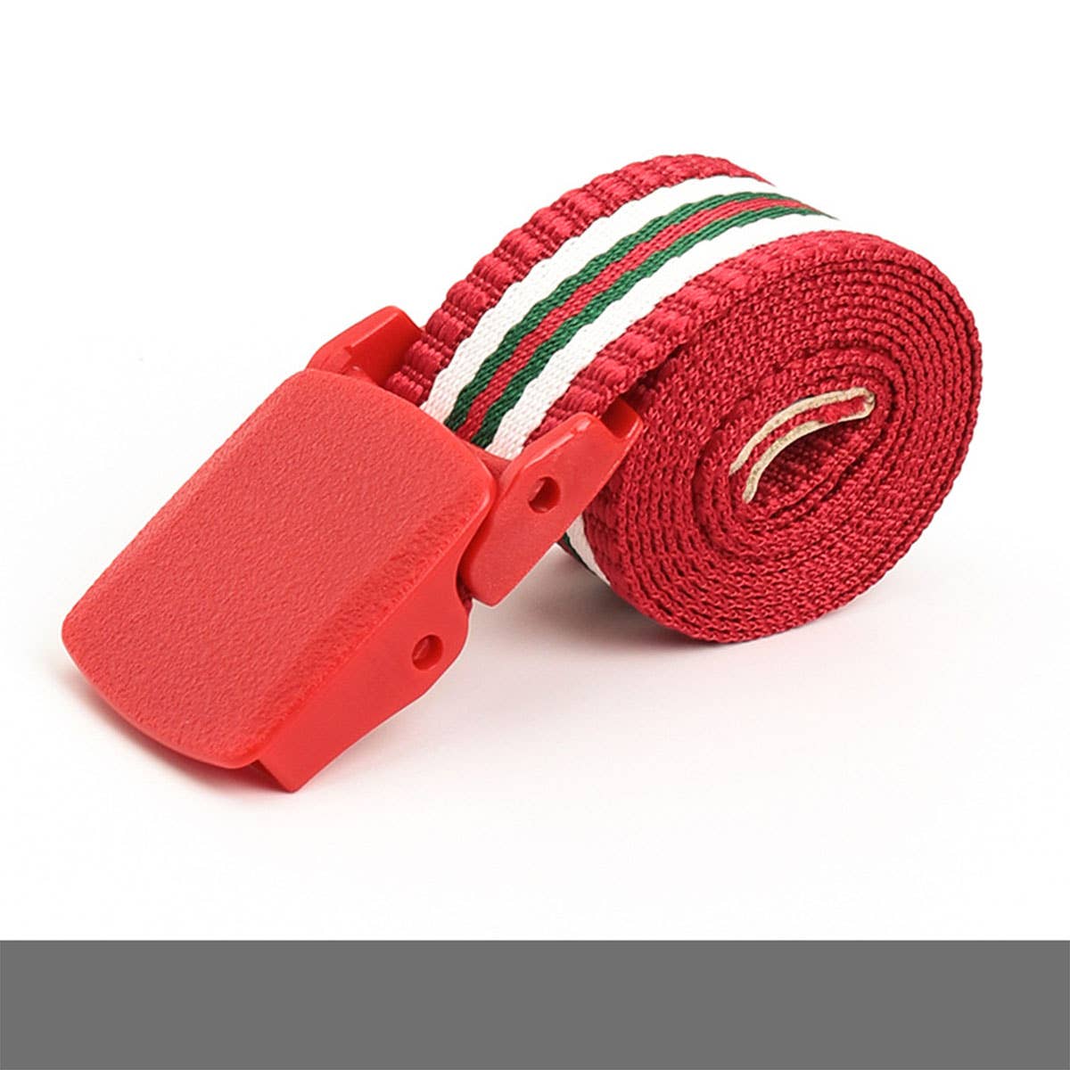 COLORFUL WOVEN SMOOTH BUCKLE CANVAS BELT_CWABE0685