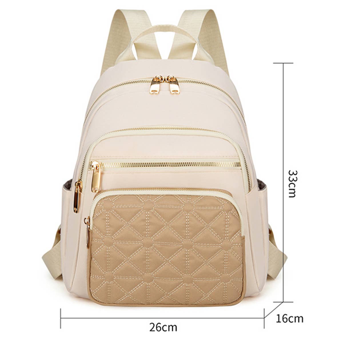 Women'S Fashionable All-Match Solid Color Backpack_Cwab2736