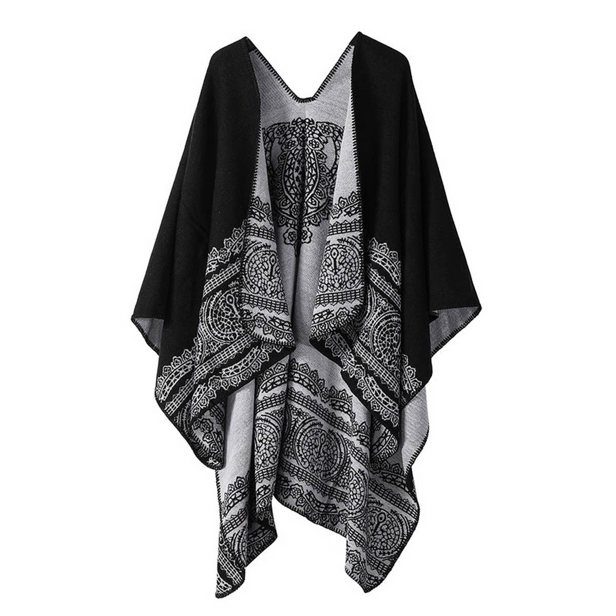 SHAWL WARM CAPE WITH CASHMERE CAPE_CWASC2214