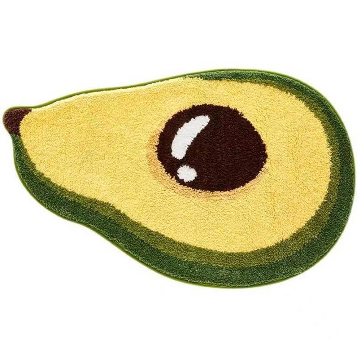 CUTE AVOCADO BATHROOM RUG QUICK DRY NON SLIP MAT_CWMM7405