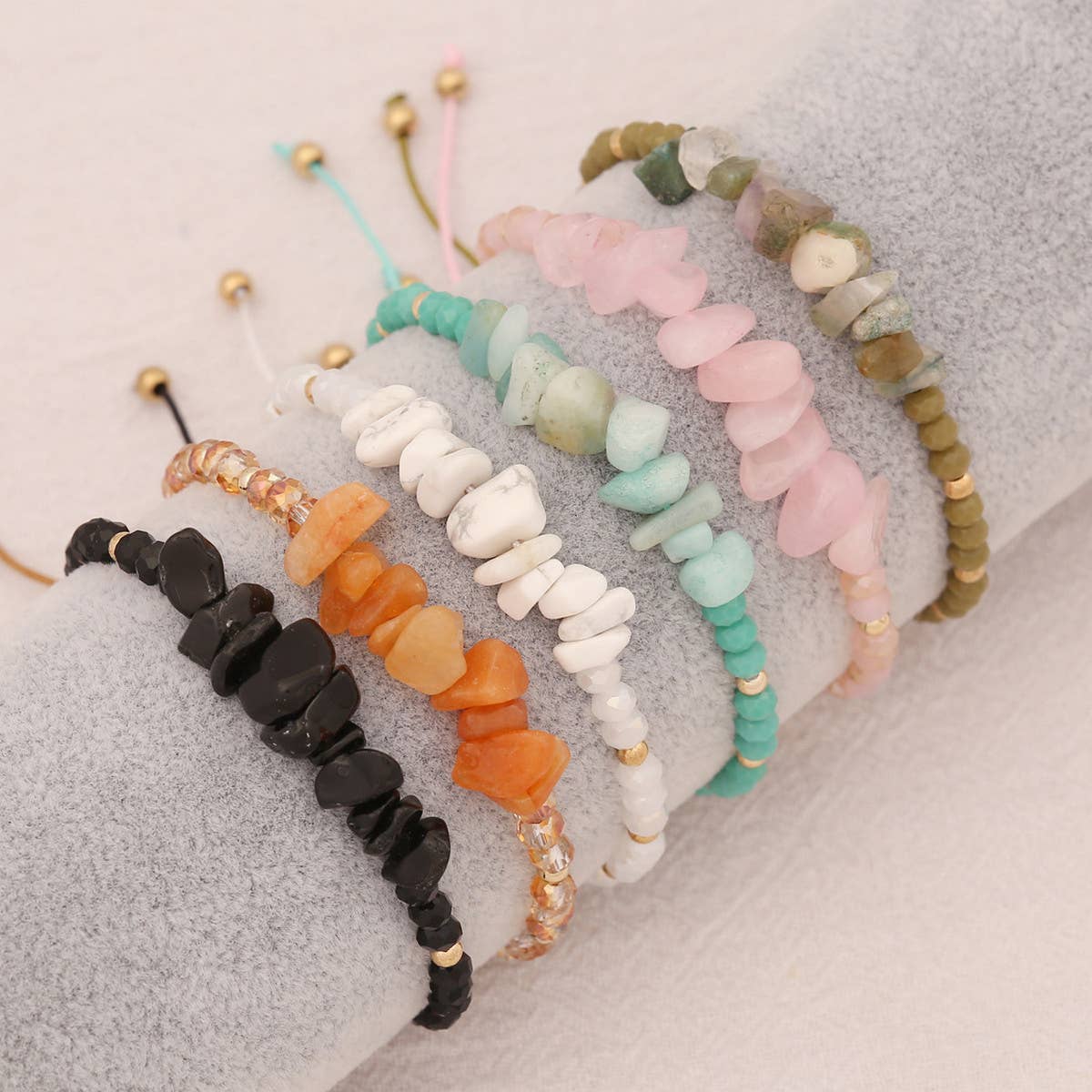 HAND WOVEN NATURAL STONE BRACELET_CWAJE0648