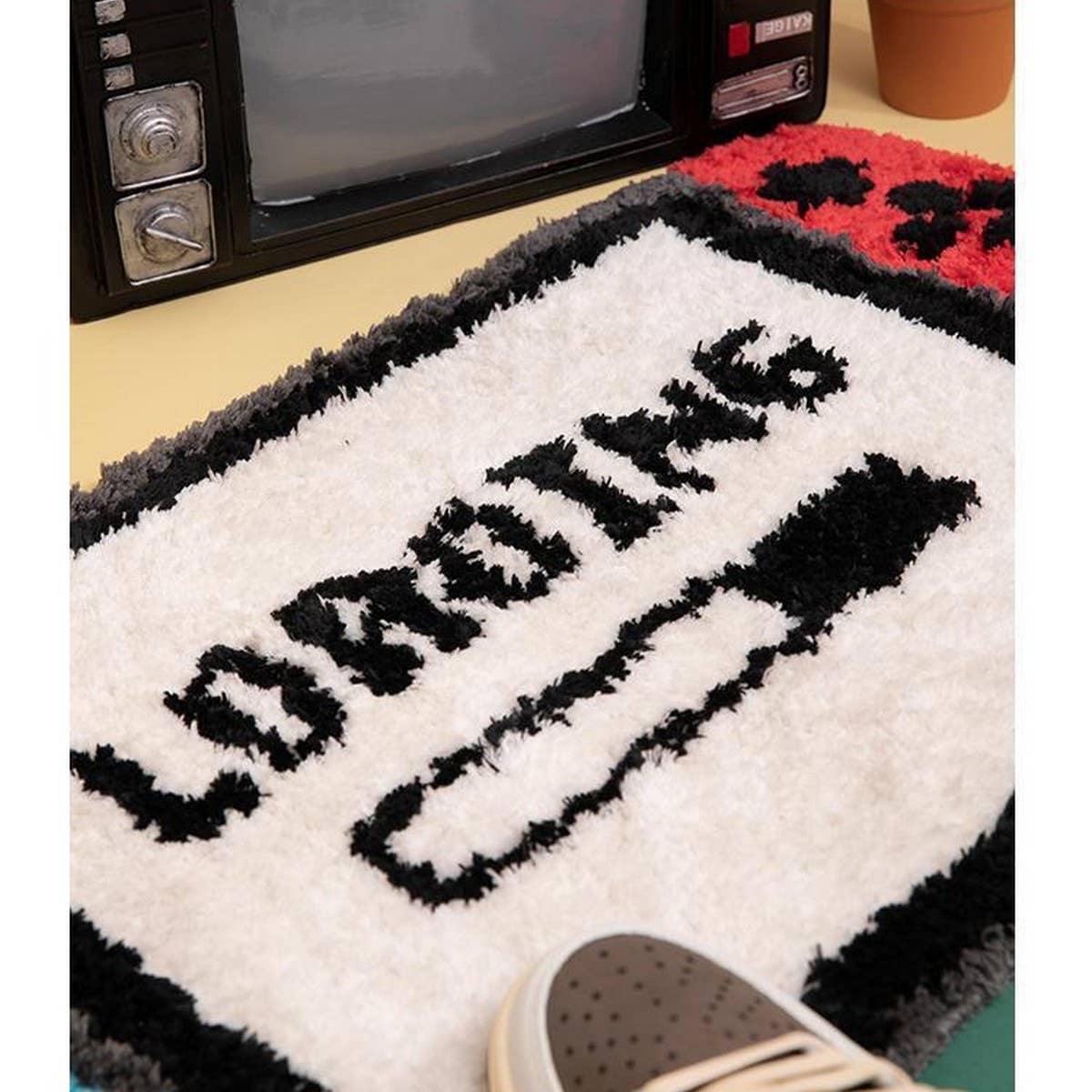 QUICK DRY PLUSH BATHROOM MAT CREATIVE GAMEPAD RUG_CWMM7512