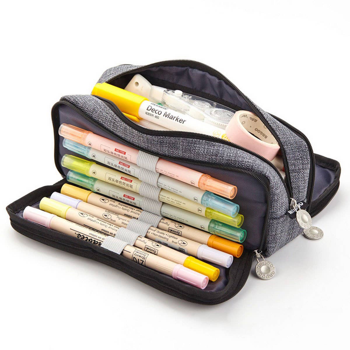 DOUBLE LAYER MULTIFUNCTIONAL PENCIL CASE_CWMM1971