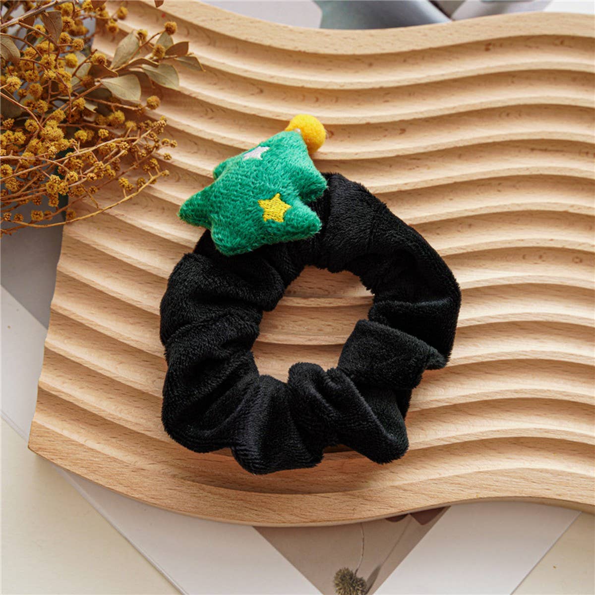 CHRISTMAS CUTE CARTOON HAIR SCRUNCHIES_CWAHA1956