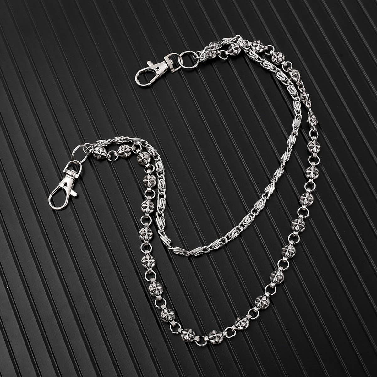 PERSONALIZED PUNK STYLE DOUBLE LAYER TROUSER CHAIN_CWMM4884