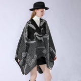 SMALL NEW FASHION FISH PATTERN WARM SHAWL_CWMM2100