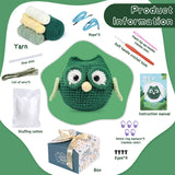 HAND KNITTED DOLL OWL CROCHET SET_CWMM0803