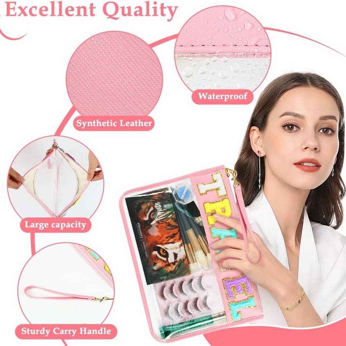 Transparent Waterproof Portable Wash Bag_Cwab1317