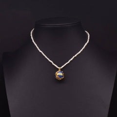 DESIGNER NATURAL FRESHWATER PEARL NECKLACE_CWAJE3870