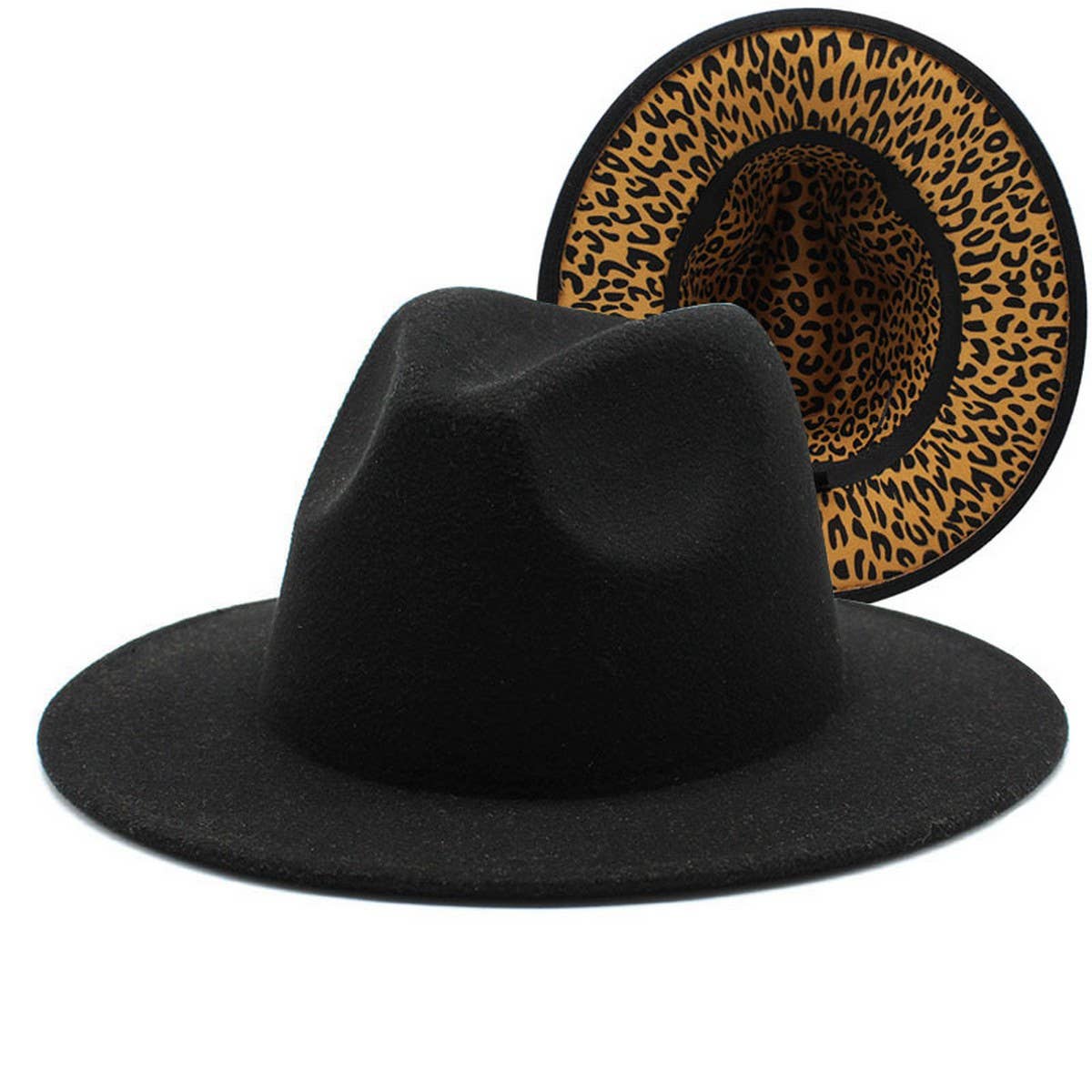 THICKENED DOUBLE SIDED HAT TWO COLOR JAZZ HAT_CWAH2536