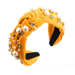 NEW FASHIONABLE WIDE BRIMMED PEARL HAIRBAND_CWAHA0813