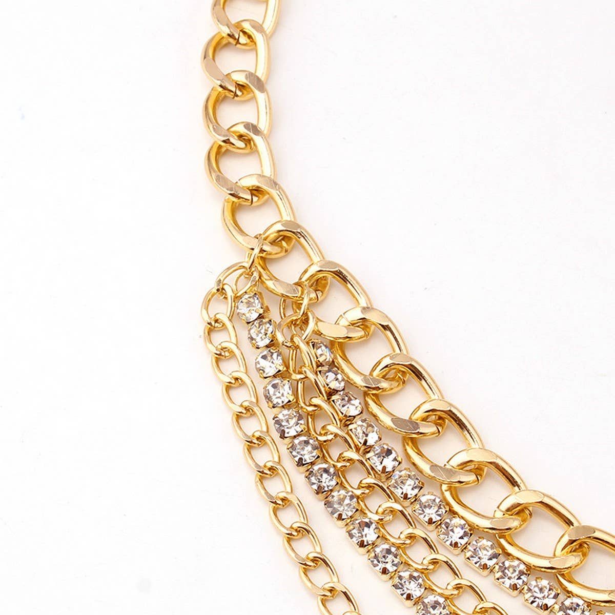 MULTI LAYER DIAMOND STUDDED RETRO WAIST CHAIN_CWMM0668