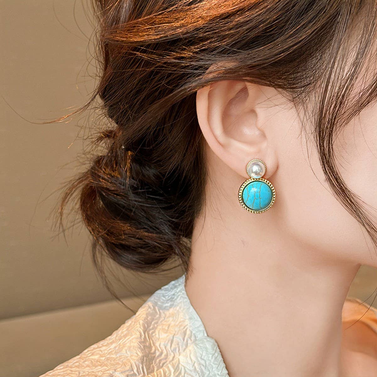 RETRO ROUND SIMPLE VERSATILE EARRINGS_CWAJE2347