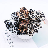 NEW LEOPARD PRINT LARGE INTESTINE HAIR TIE_CWAHA1071