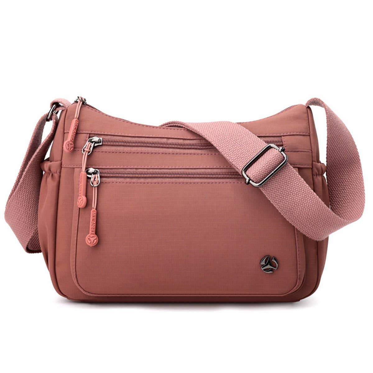 CASUAL SIMPLE MULTI LAYER NYLON SHOULDER BAG_CWASC1779