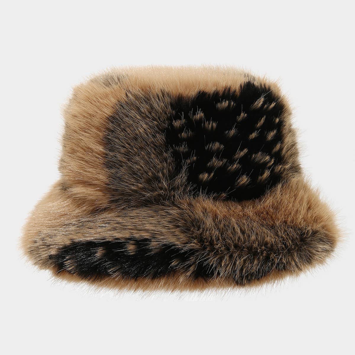 Women¡¯S Fuzzy Plush Bucket Hat Winter Warm_Cwah04785