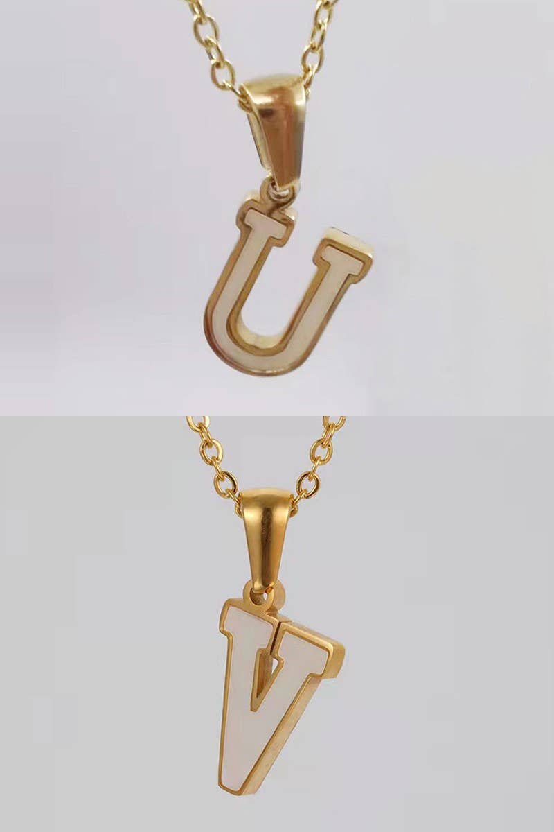 ALPHABET INITIAL PENDANT NECKLACE_CWAJE218
