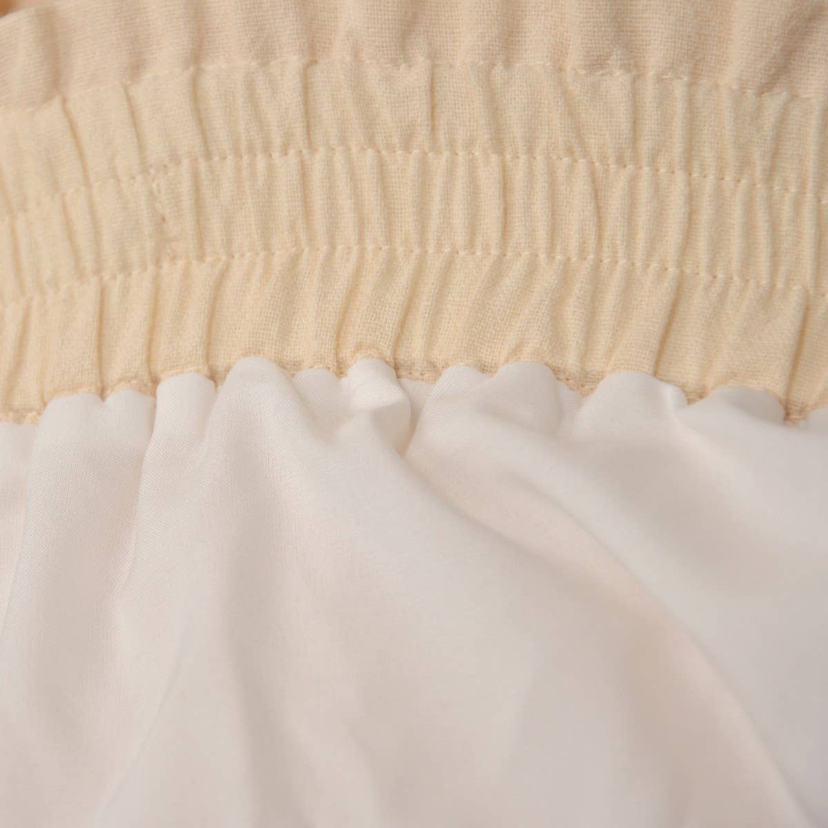 COTTON AND LINEN MAXI SKIRT WITH PLEATED HEM_CWBSS0381