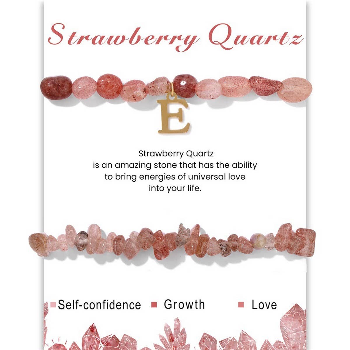 26 LETTERS IRREGULAR PENDANT BRACELET_CWAJE2105