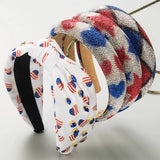 NEW AMERICAN FLAG FULL DIAMOND HEADBAND_CWAHA1260