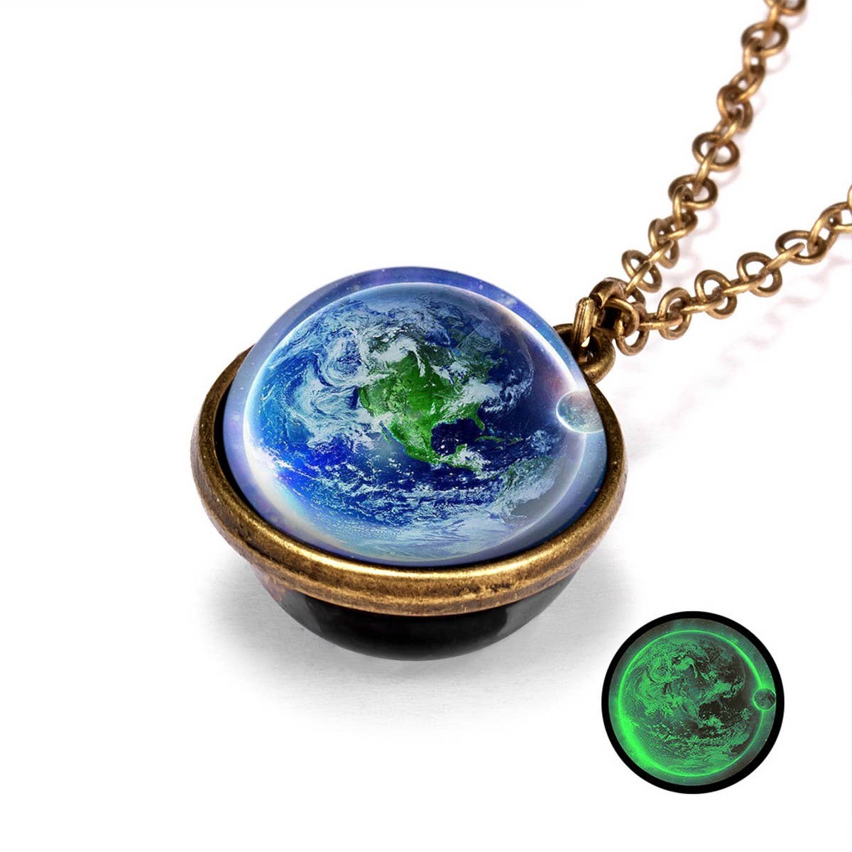 Cwaje2502_Luminous Double-Sided Universe Starry Sky Necklace