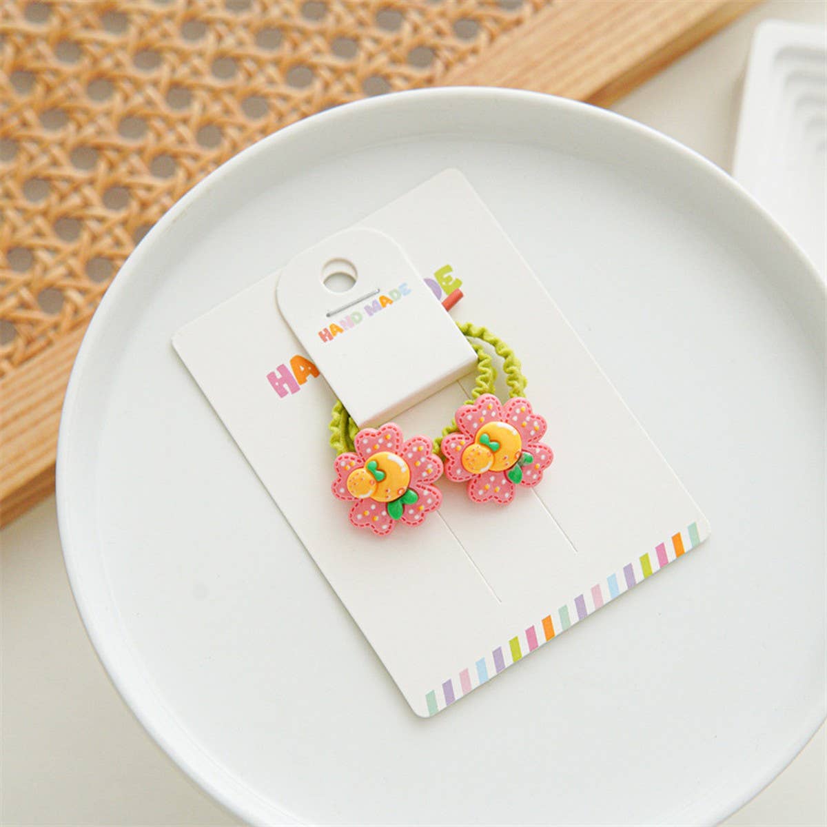 CANDY COLOR CUTE BOW CHILDRENS HAIR TIES_CWAHA1118