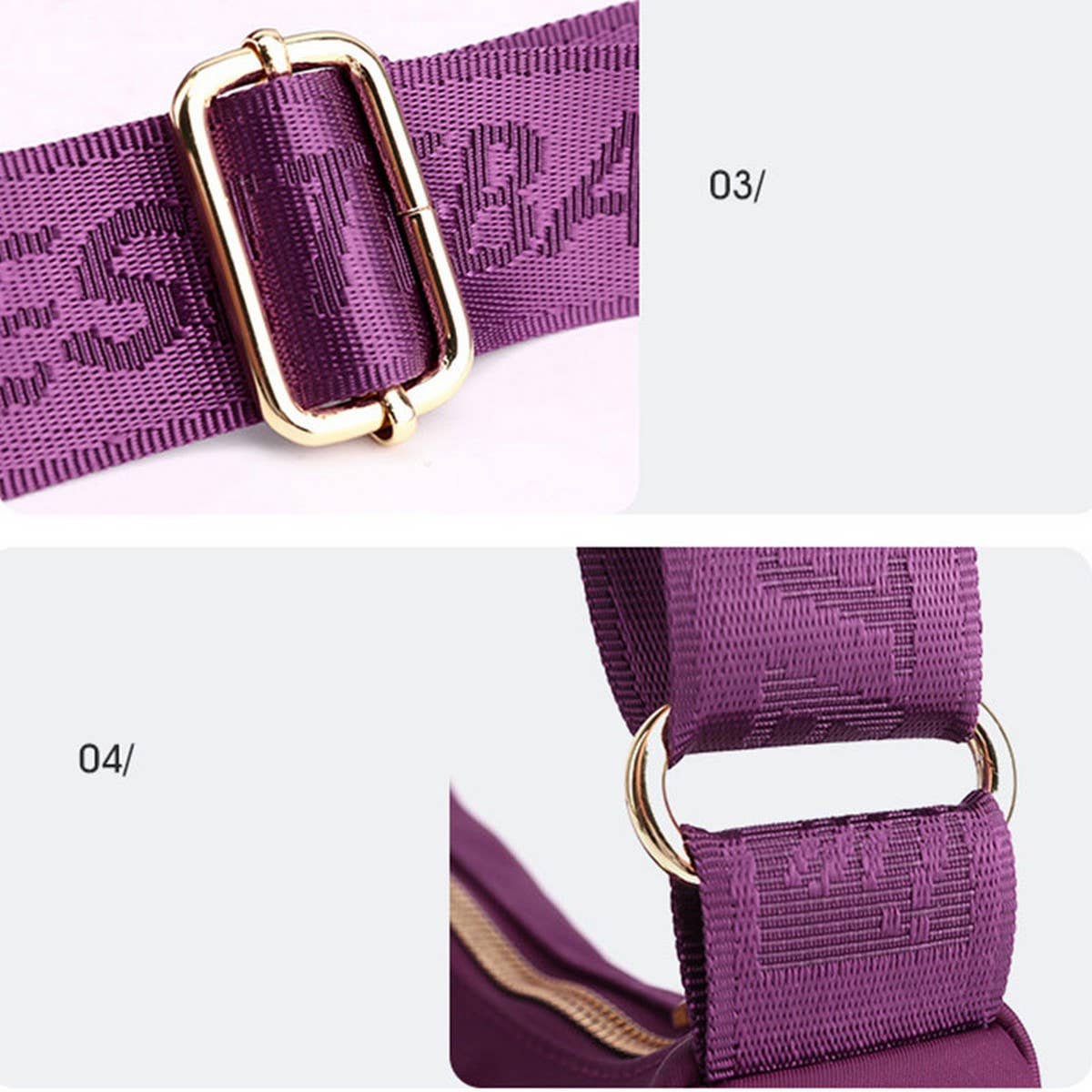 Oxford Clot Versatile Shoulder Messenger Bag_Cwasc1765