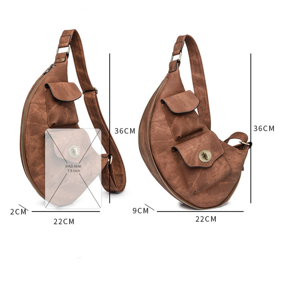 LARGE CAPACITY WOMENS WAIST BAG CROSSBODY BAG_CWAB2869