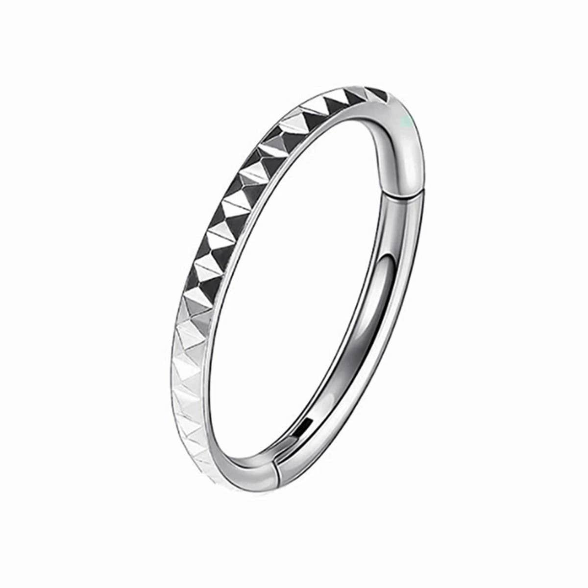 Trendy Stainless Steel Nose Ring Piercing_Cwmm9532