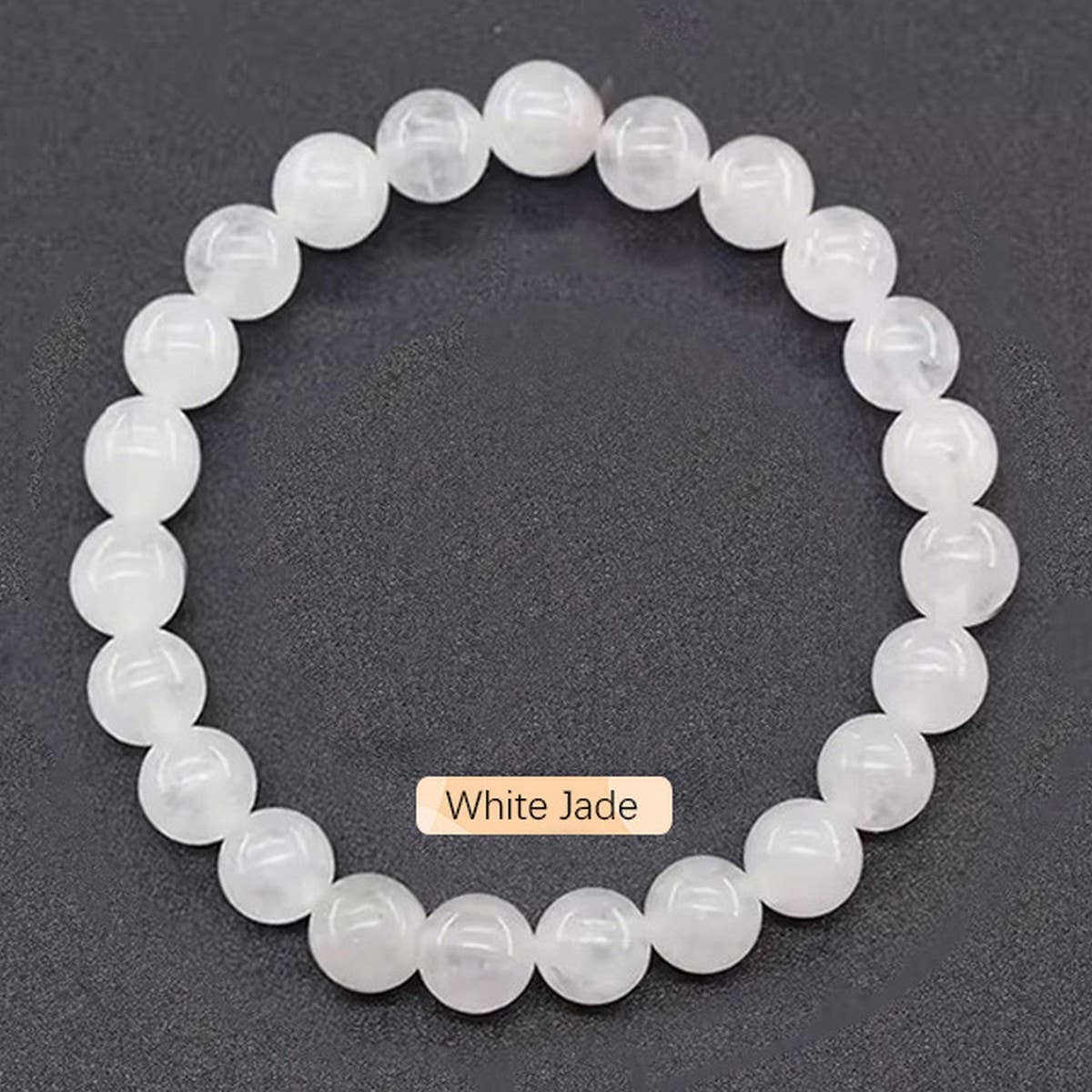 Crystal Natural Stone Beaded Bracelet Unisex_Cwmm11267