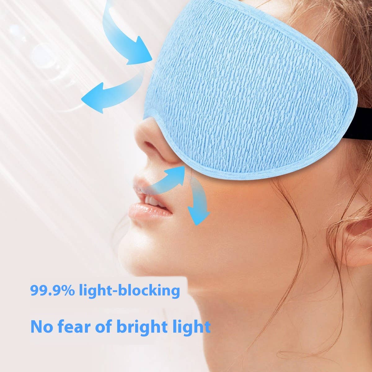 3D SLEEP MASK WITH HOLLOW NOSE ZERO PRESSURE_CWMM8043