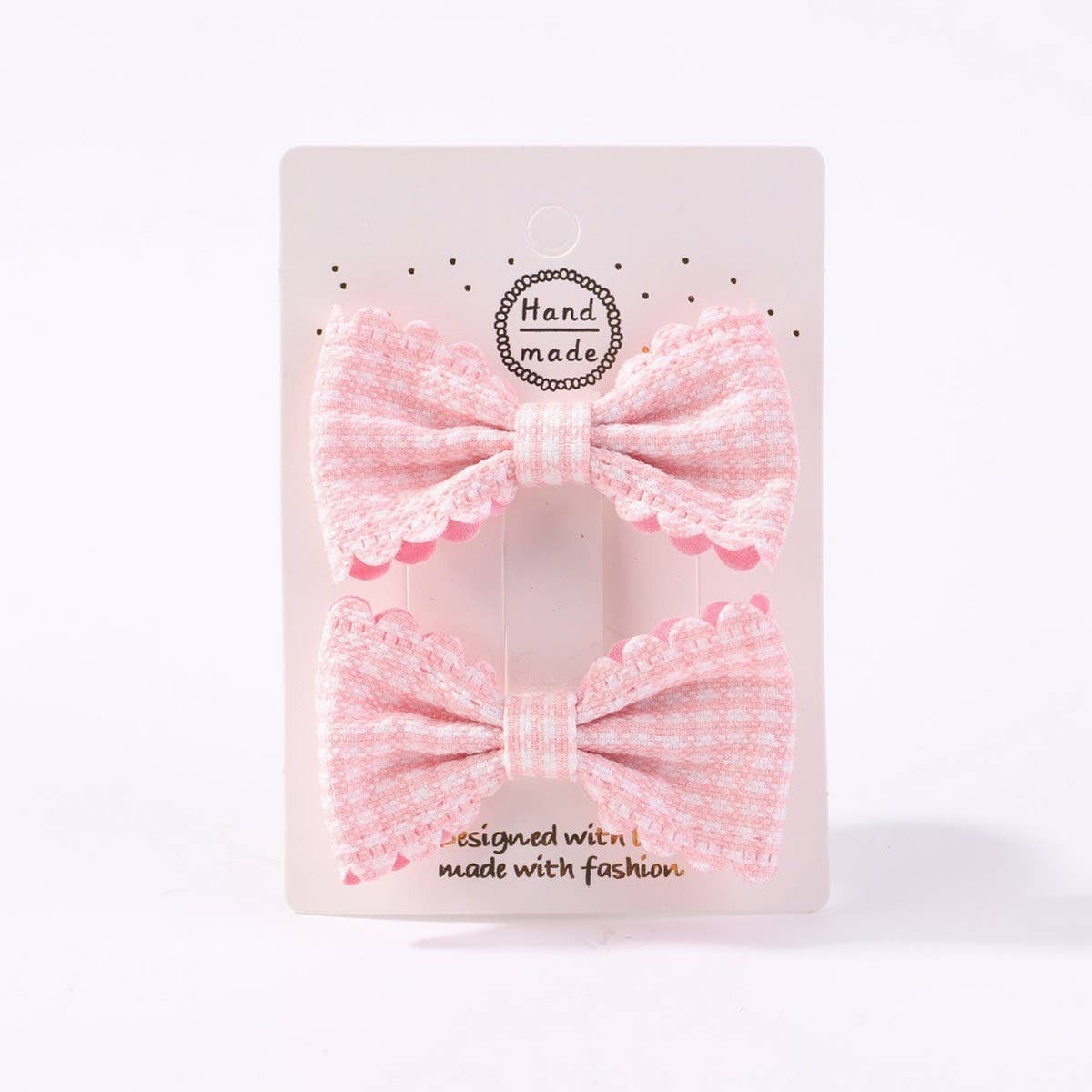 GIRLS PLAID LACE HAIR CLIPS DAILY PRINCESS_CWAHA6738