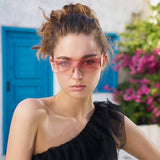 ONE PIECE FRAMELESS SUNGLASSES PUNK SUNGLASSES_CWASG0602