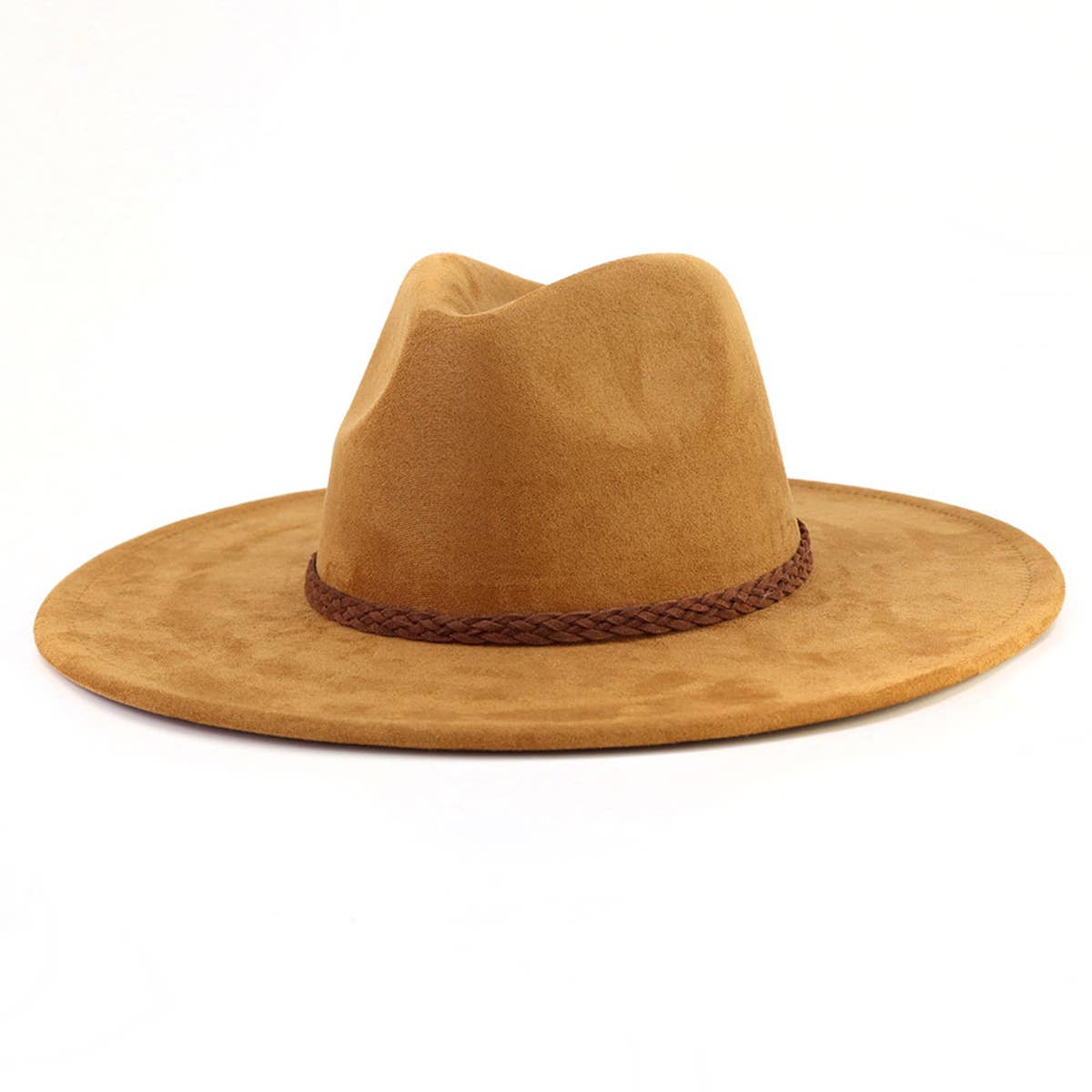 Women Autumn And Winter Warm Belt Panama Hat_Cwah0681